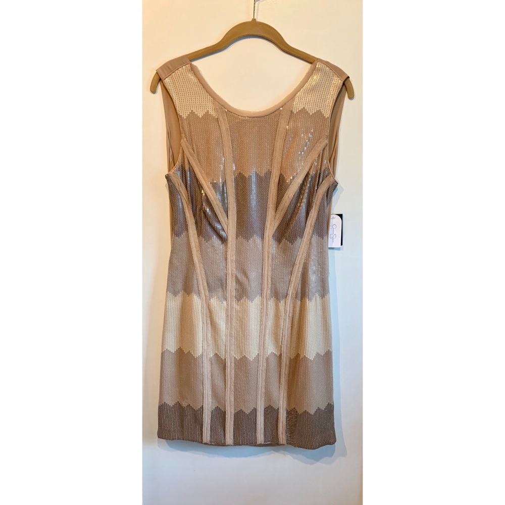 Jessica Simpson sequin semi-formal dress
